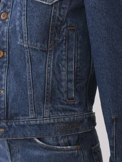 Women Chloé Taal Boxy Denim Jacket