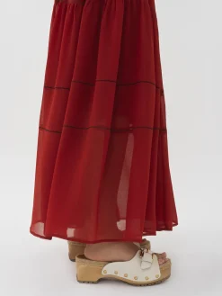 Women Chloé Tiered Maxi Dress