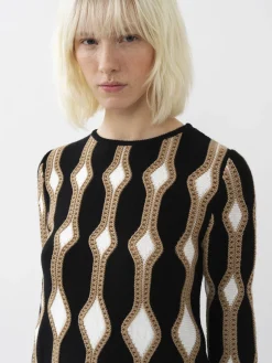 Women Chloé Trumpet-Sleeve Jumper
