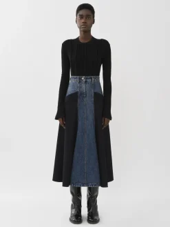 Women Chloé Trumpet-Sleeve Top