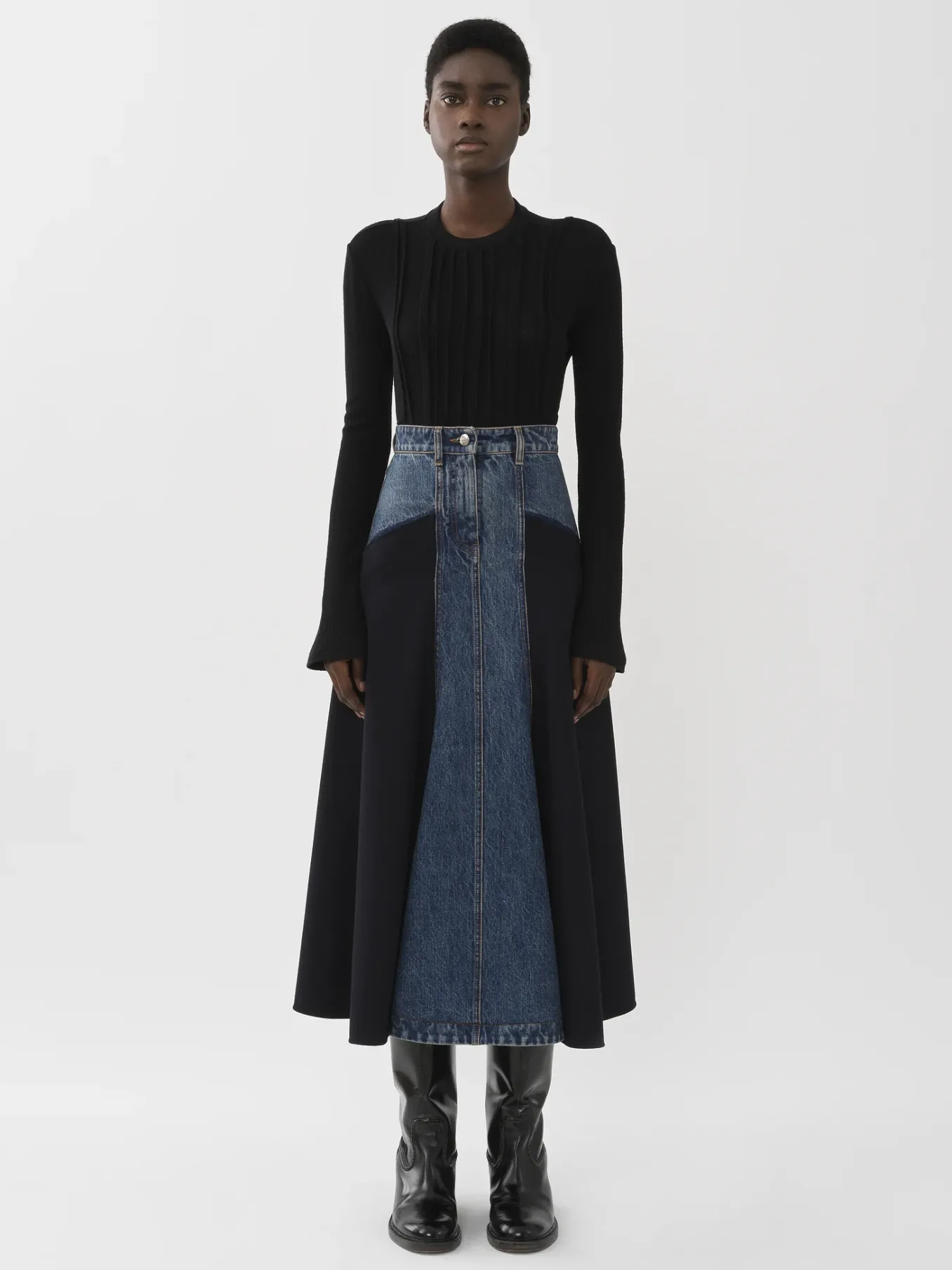 Women Chloé Trumpet-Sleeve Top
