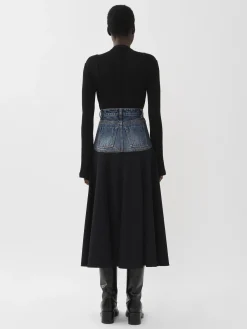 Women Chloé Trumpet-Sleeve Top