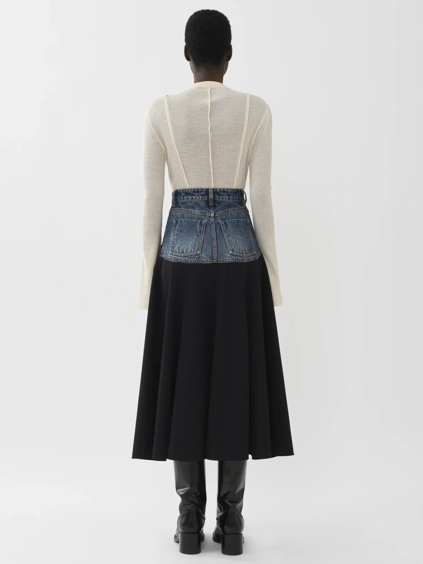 Women Chloé Trumpet-Sleeve Top
