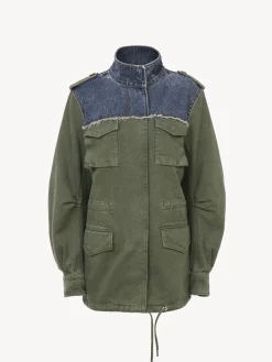 Women Chloé Utilitarian Safari Jacket