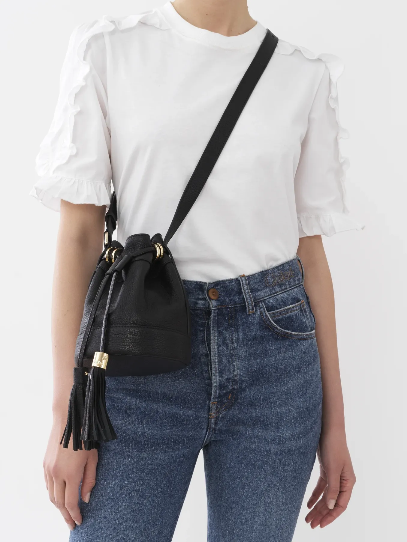 Women Chloé Vicki Small Bucket Bag