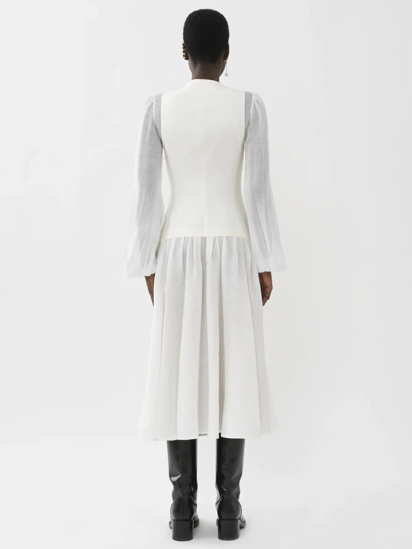 Women Chloé Waistcoat Mid-Length Dress