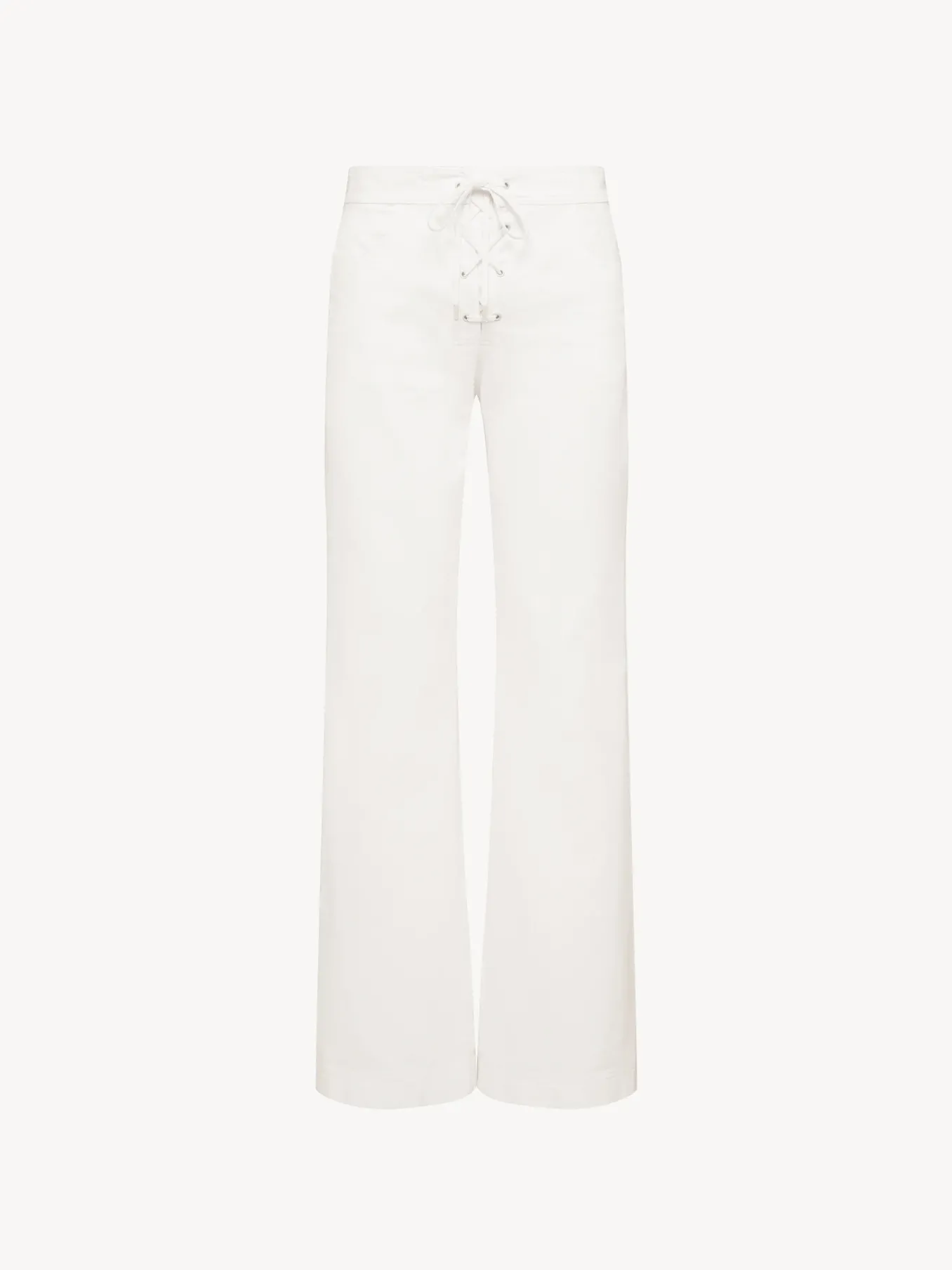 Women Chloé White Denim Pants