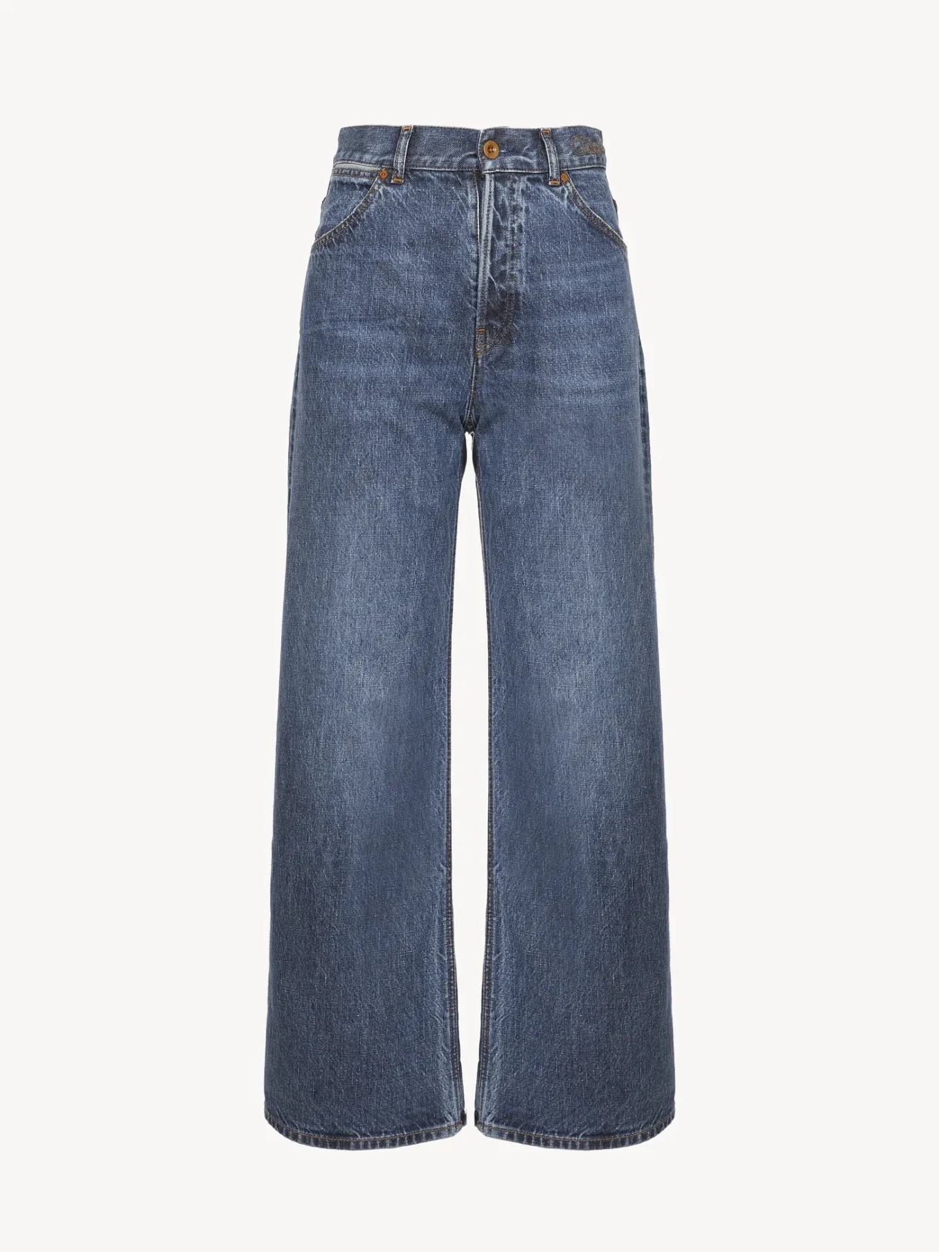 Women Chloé Wide Cropped Jeans