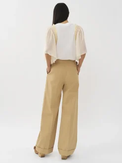 Women Chloé Wide Cuffed Trousers