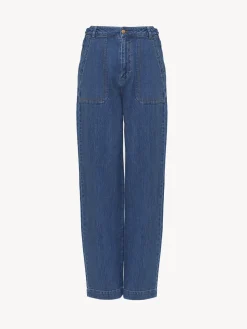 Women Chloé Wide Denim Pants