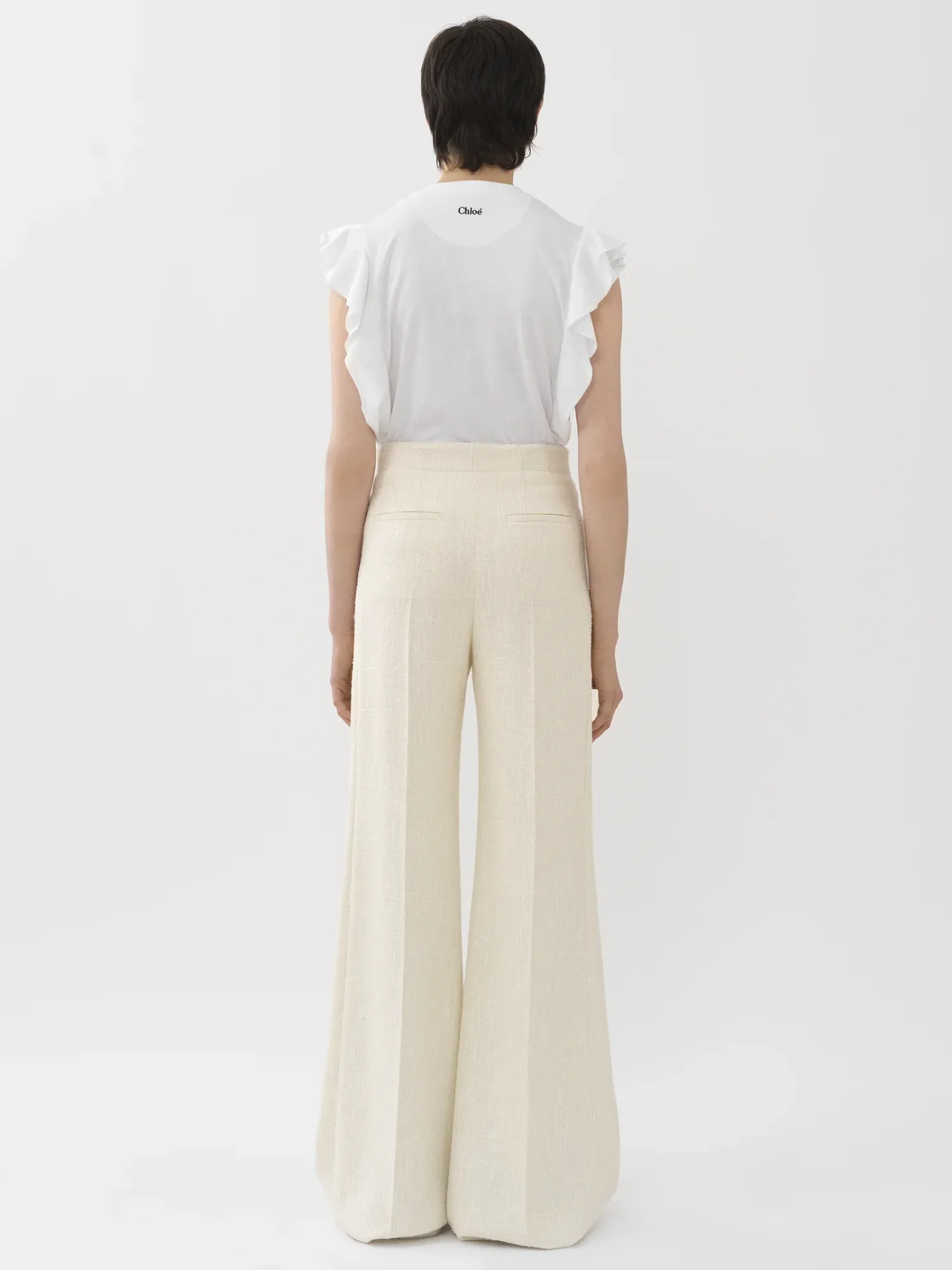 Women Chloé Wide-Leg Sailor Trousers