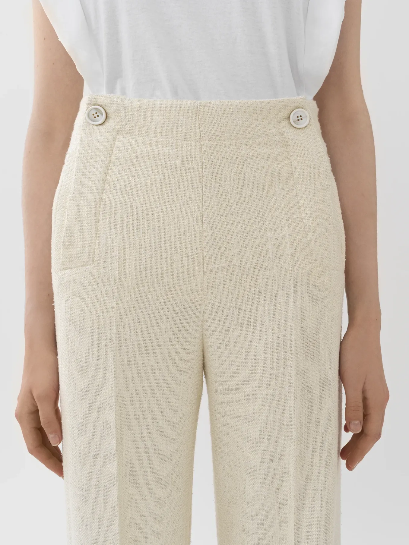 Women Chloé Wide-Leg Sailor Trousers
