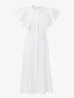 Women Chloé Wing-Sleeve Shirt Dress