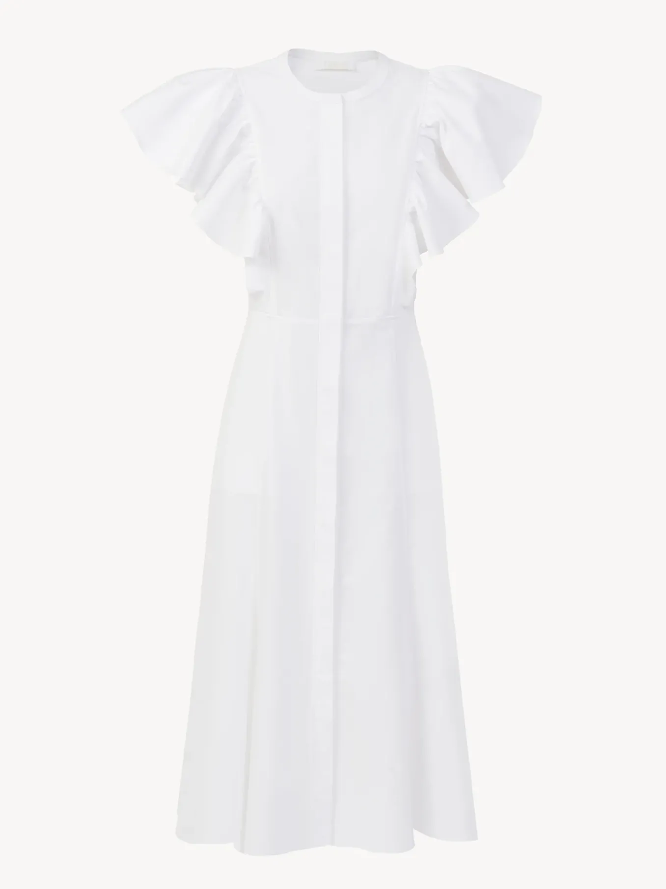 Women Chloé Wing-Sleeve Shirt Dress