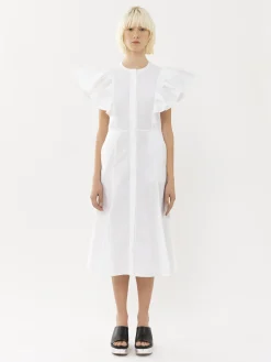 Women Chloé Wing-Sleeve Shirt Dress