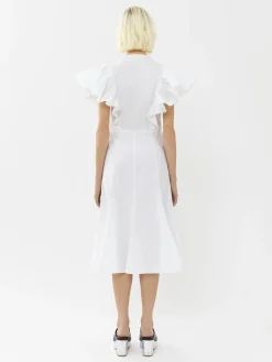 Women Chloé Wing-Sleeve Shirt Dress