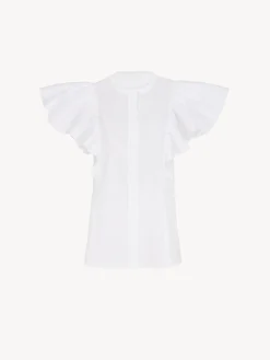 Women Chloé Wing-Sleeve Top
