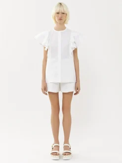 Women Chloé Wing-Sleeve Top