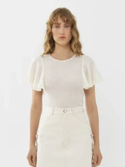 Women Chloé Wing-Sleeve Top