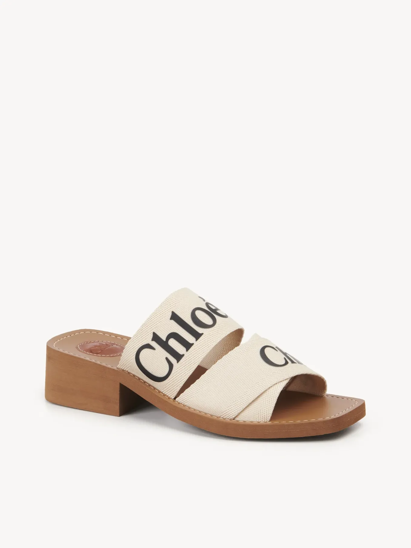Women Chloé Woody Heeled Mule