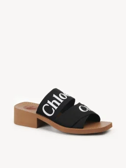Women Chloé Woody Heeled Mule