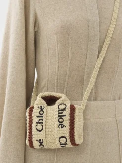 Women Chloé Woody Nano Tote