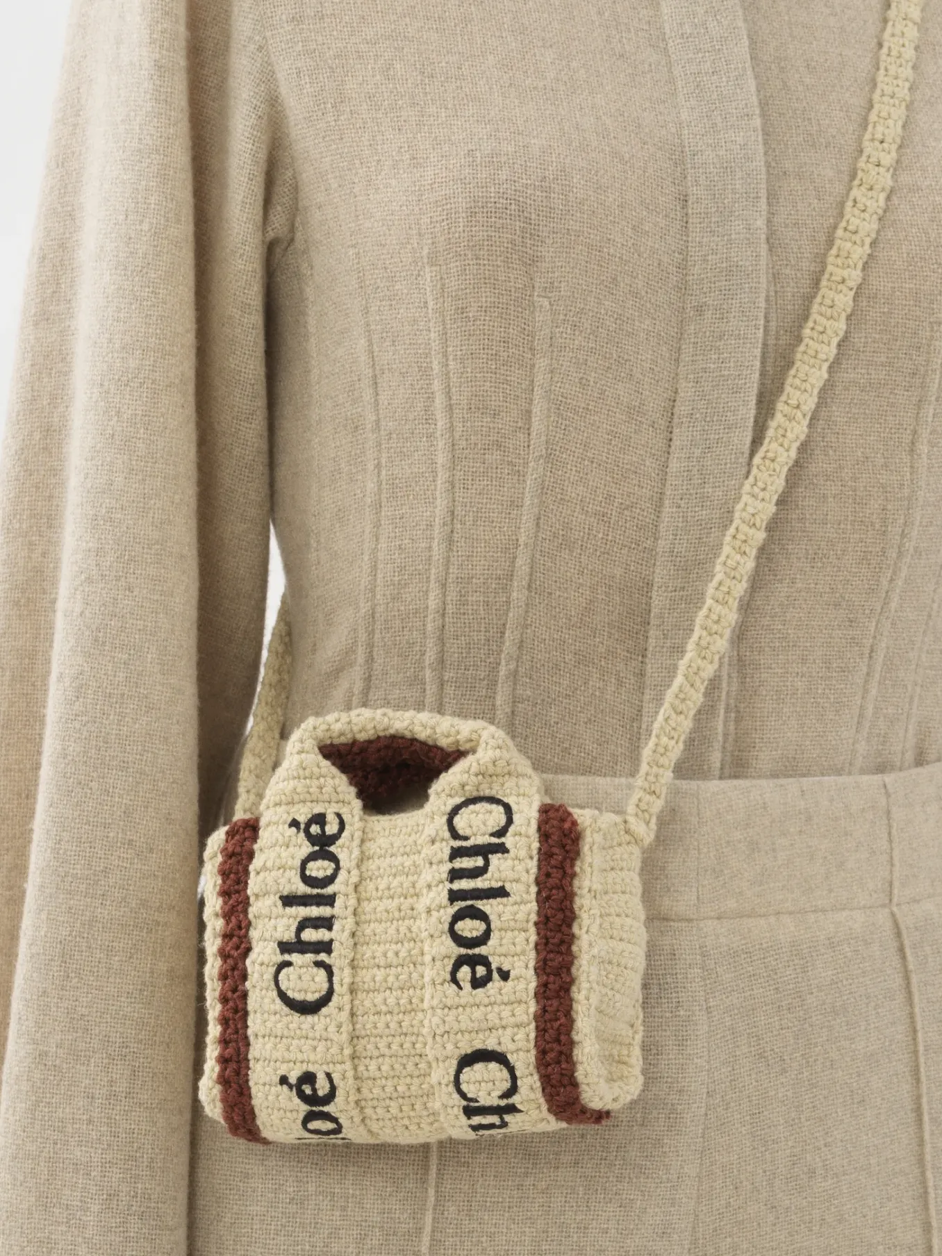 Women Chloé Woody Nano Tote