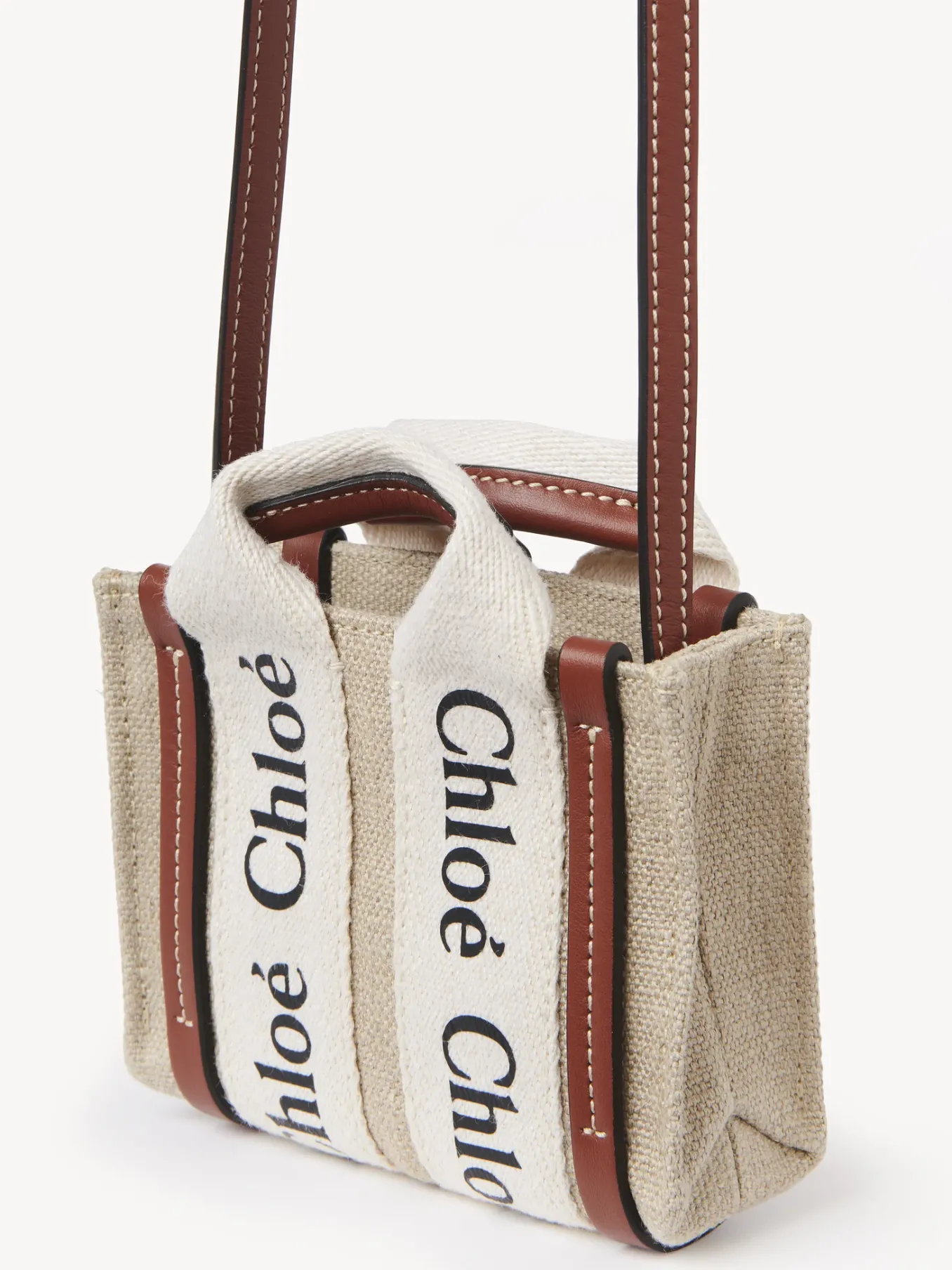 Women Chloé Woody Nano Tote