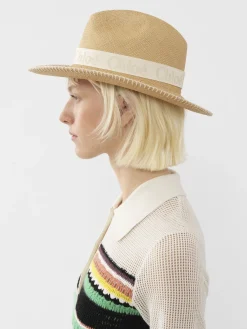 Women Chloé Woody Panama Hat
