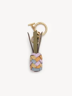 Women Chloé Woven Pineapple Key Ring