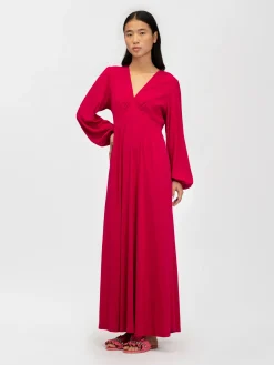Women Chloé Wrap Maxi Dress