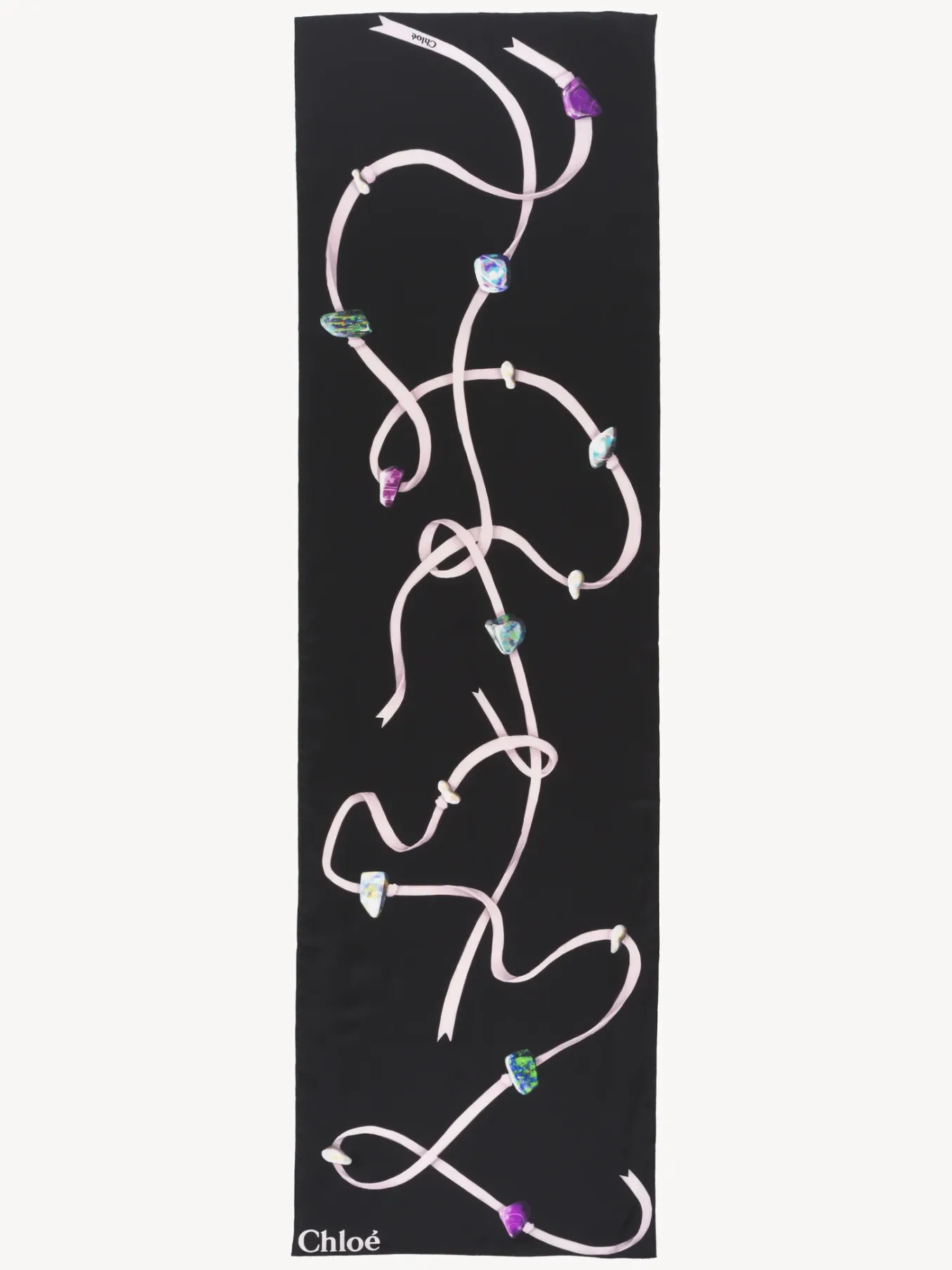 Women Chloé Zodiac Air Printed Scarf