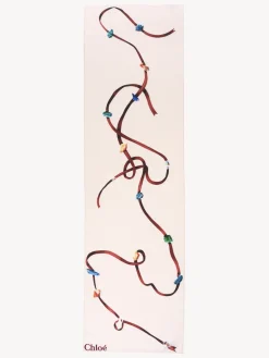 Women Chloé Zodiac Fire Printed Scarf